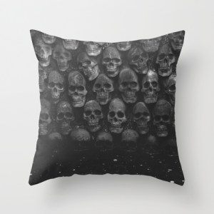 Skull pillow